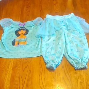 Disney Princess Jasmine shirt and pants size 2T